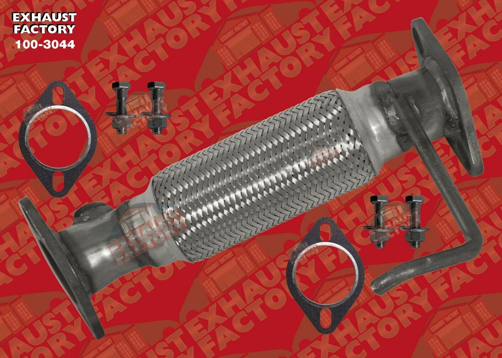 2012-2017 Kia Rio 1.6L Engine, Front Exhaust Flex Pipe 100-3044-16