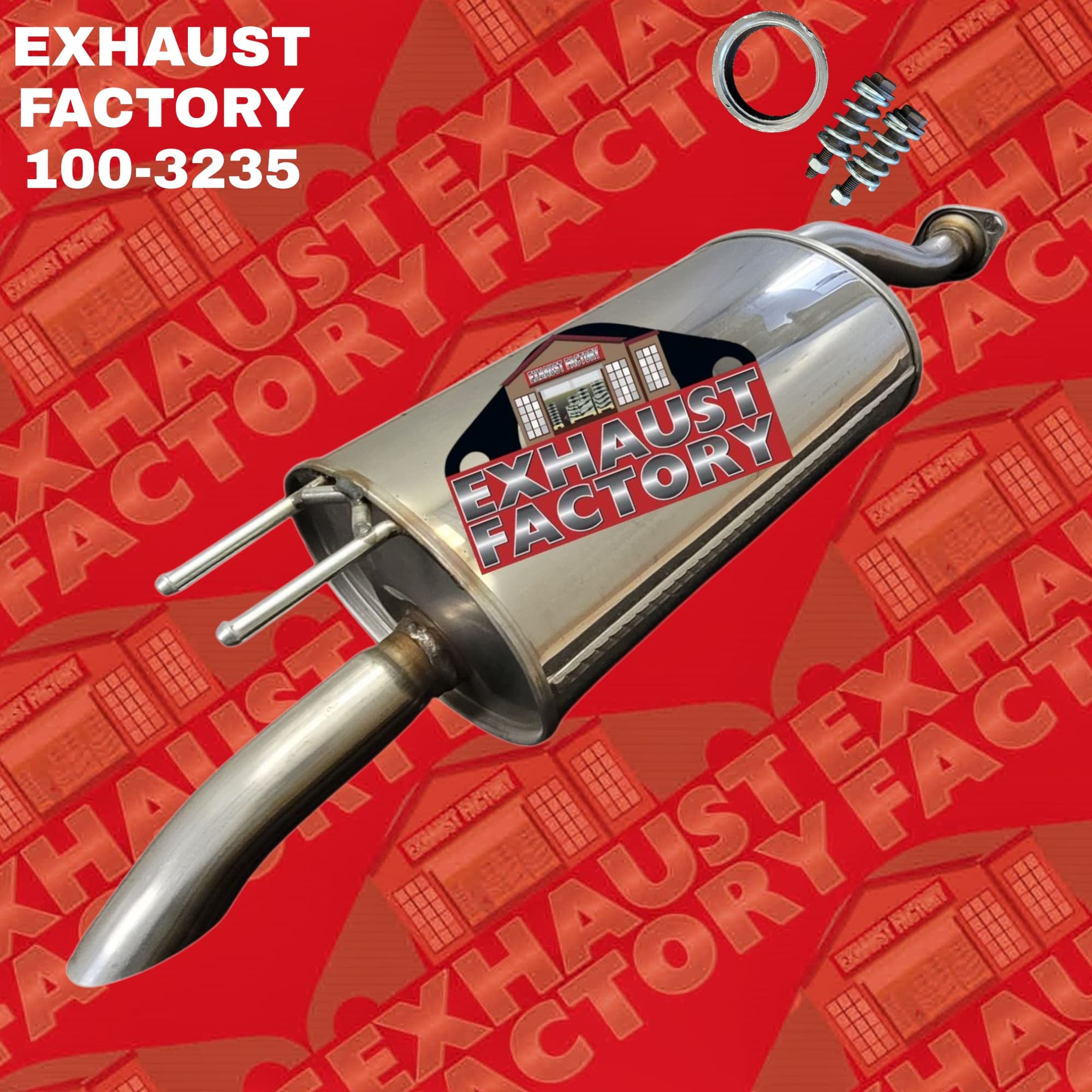 2013-2014 Acura ILX 1.5L Engine, Stainless Steel Muffler Assembly 100-3235