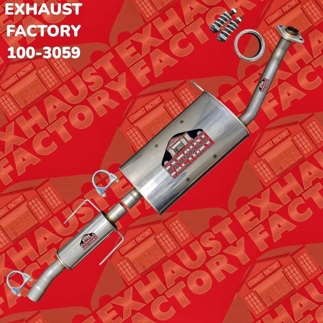 2009-2012 Ford Escape 3.0L Engine, Stainless Steel Resonator / Muffler Assembly 100-3059-37