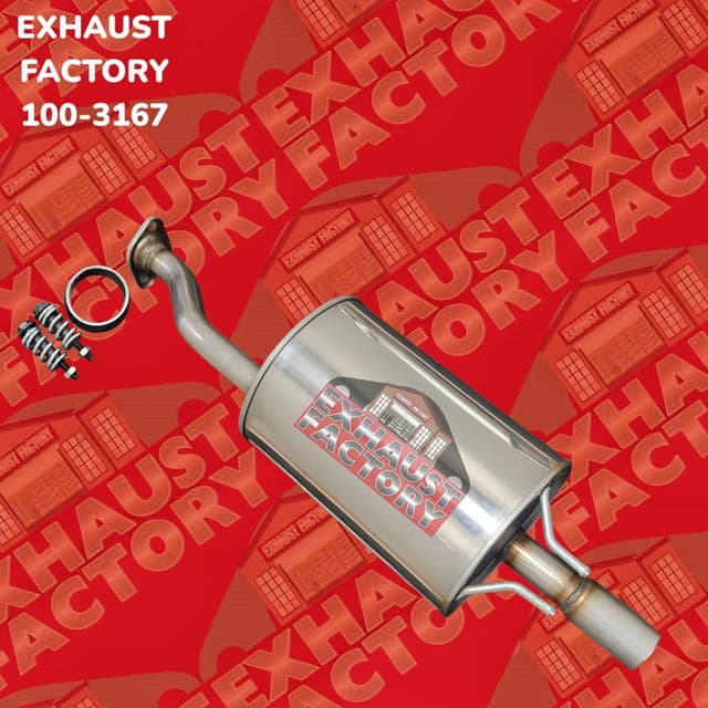 2006-2011 Honda Civic 1.3L Engine, Stainless Steel Muffler Assembly 100-3167