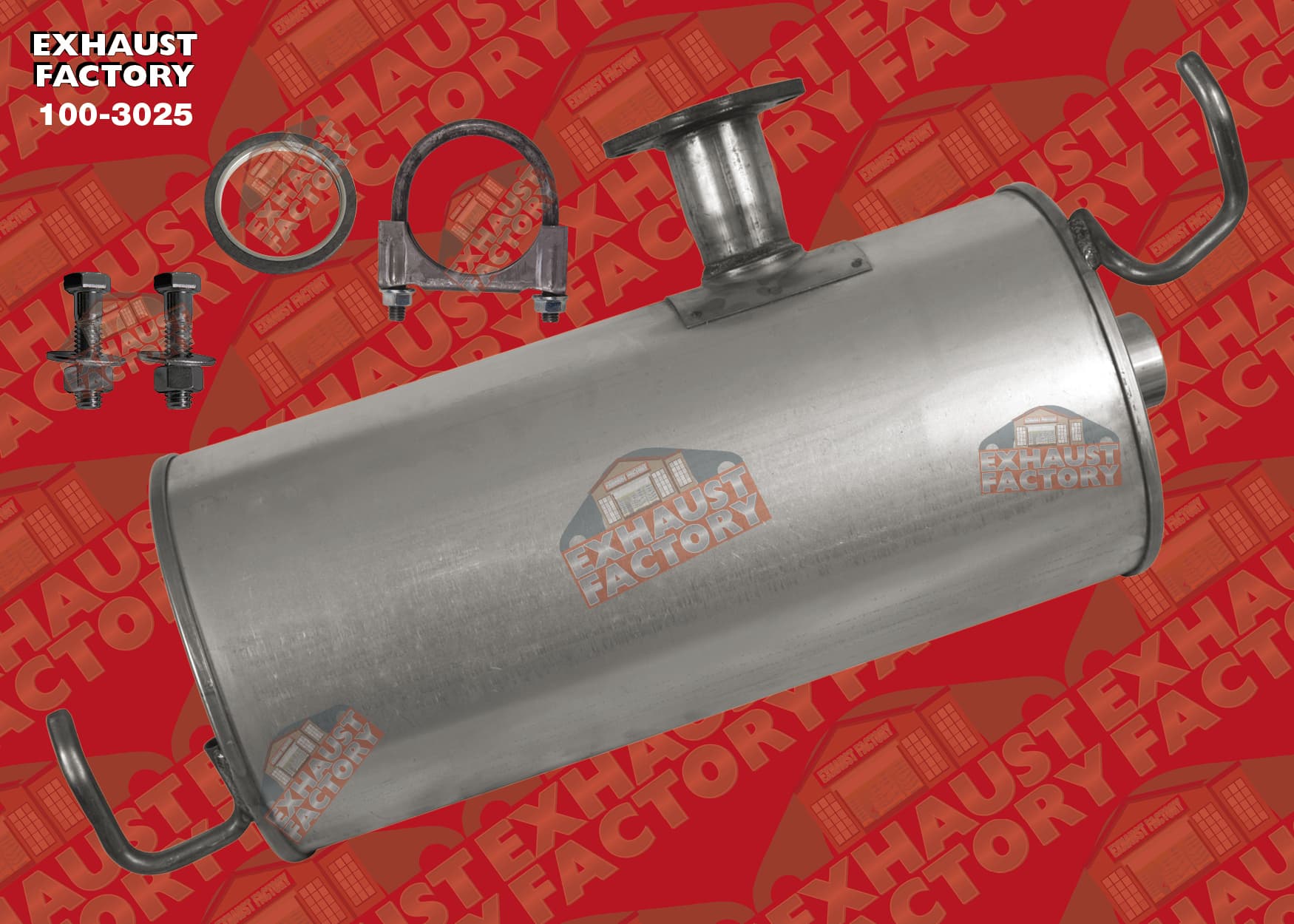 2004-2006 Toyota Sienna 3.3L Engine, Muffler Assembly 100-3025