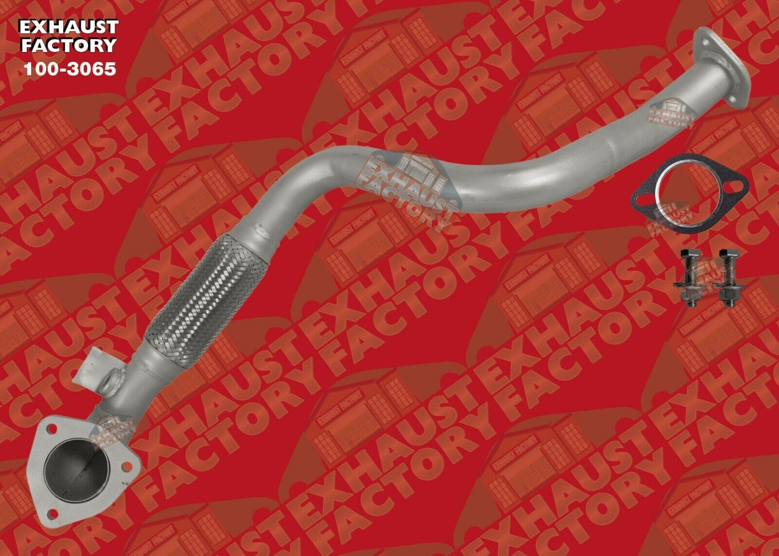 2004-2008 Chevrolet Aveo 1.6L Engine, Front Exhaust Flex Pipe 100-3065