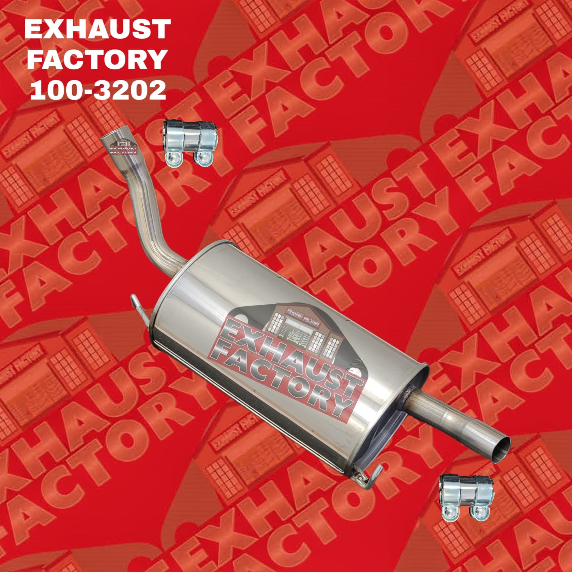 2010-2013 Ford Transit Connect 2.0L Engine, Stainless Steel Muffler Assembly 100-3202