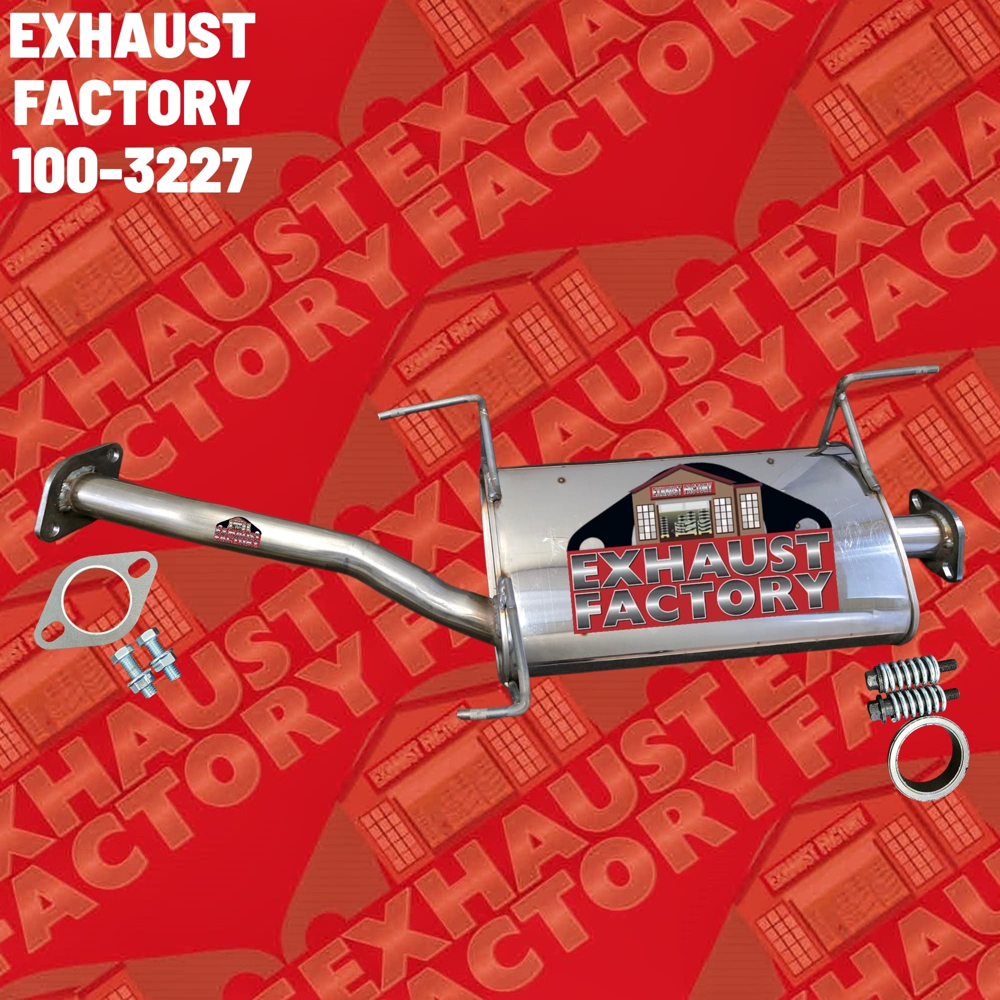 2013-2021 Nissan NV200 2.0L Engine, Stainless Steel Muffler Assembly 100-3227