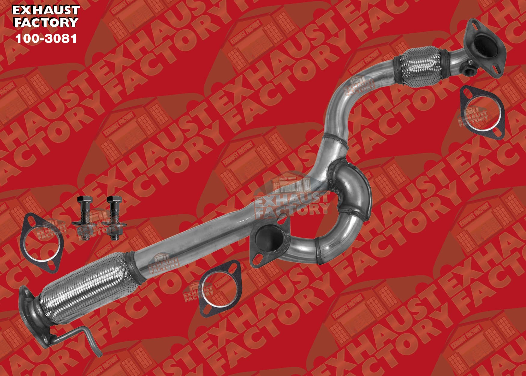 2012 GMC Terrain 3.0L Engine, Front Exhaust Flex Pipe 100-3081-72