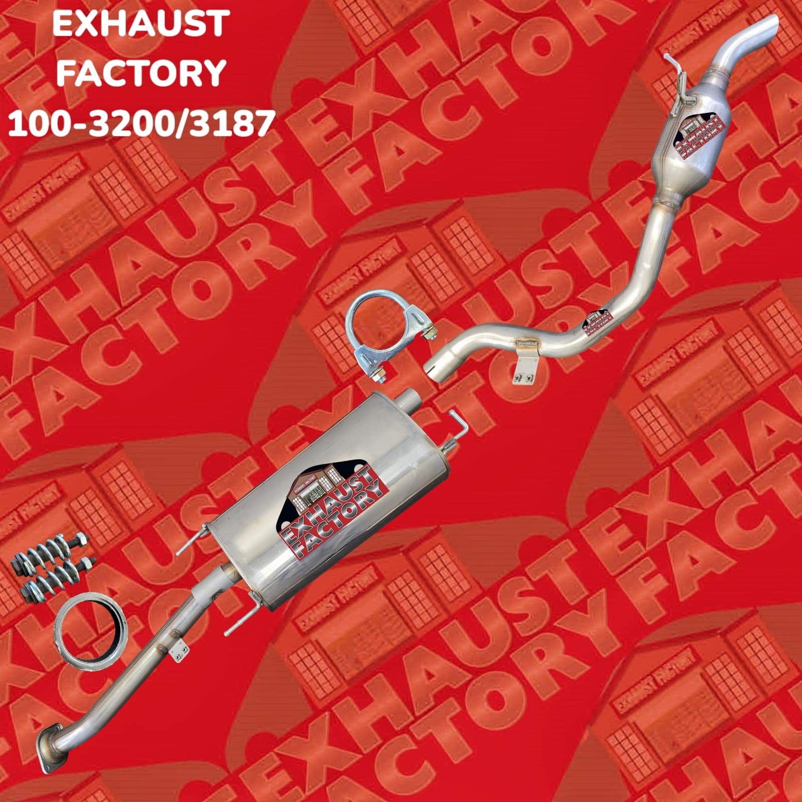 2010-2015 Lexus RX350 3.5L Engine, Stainless Steel Tail Pipe & Muffler Assembly 100-3200/3187